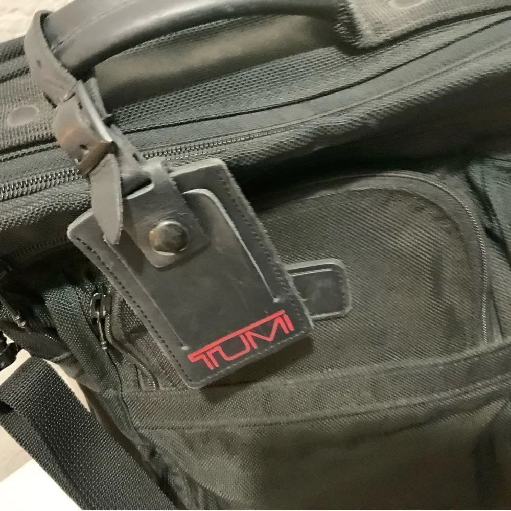 Tumi USA Crossbody Shoulder briefcase Bag  Nylon Black H15x W11”x D 6”
